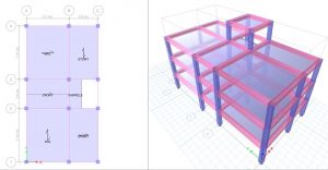 مدل-ساختمان-دو-طبقه